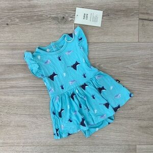 Kyte BABY Blue and Purple Kids Dress